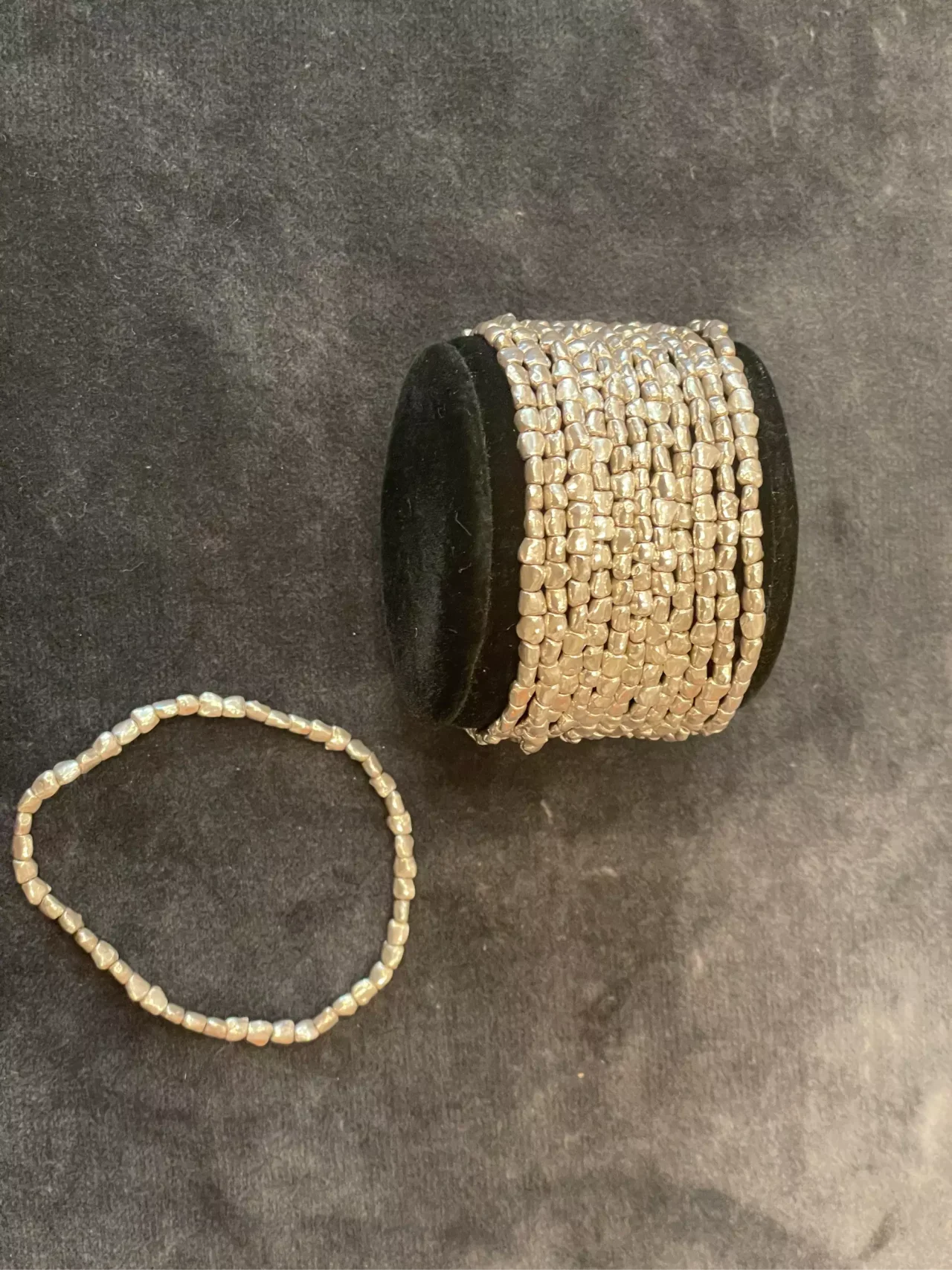 Bracciale in pepite d’argento Caponoe